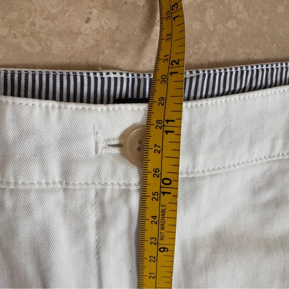 J Crew White 4 Inch Heritage Chino Short Womens Size 4 Cotton - Picture 9 of 11